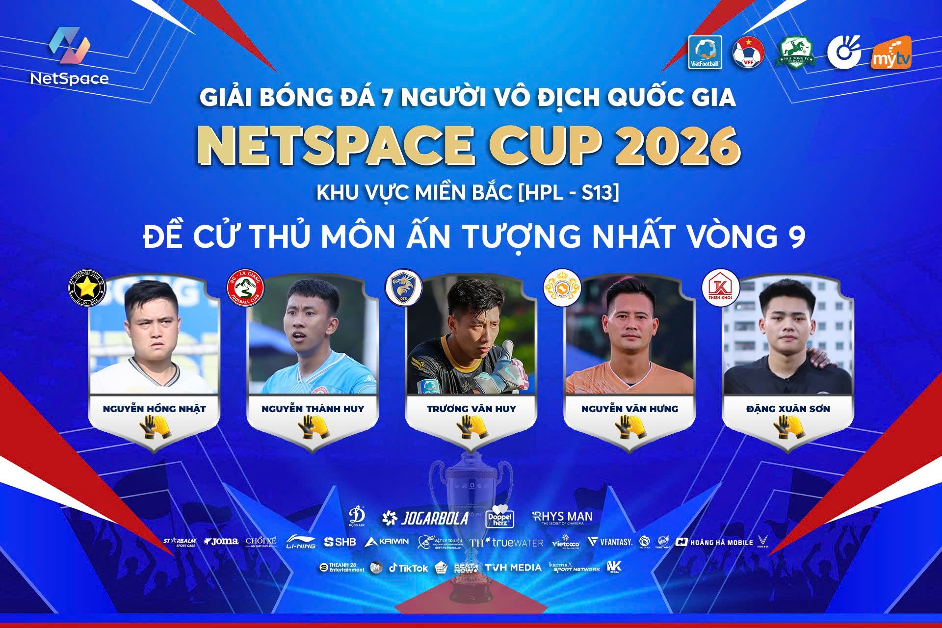 Bình chọn thủ môn ấn tượng vòng 9 HPL-S13